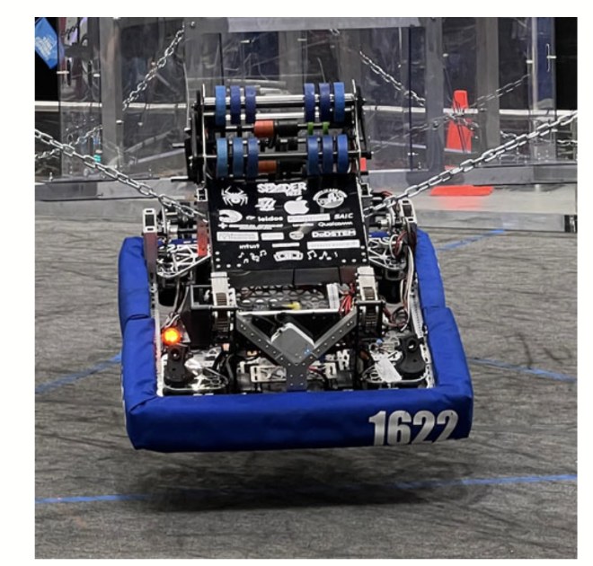 FRC Team 1622 Team Spyder robot Rhythm on the field