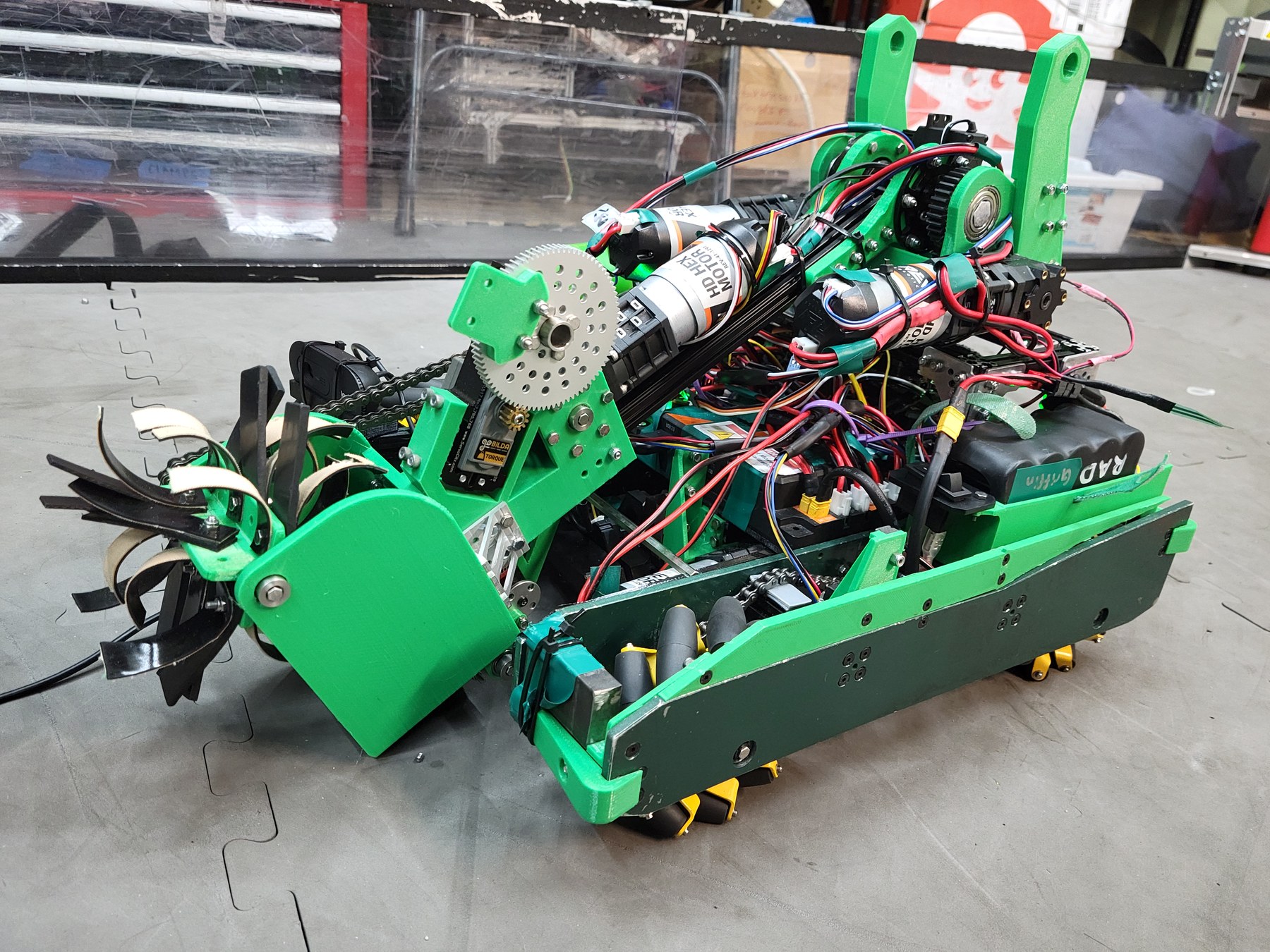 Tonk, the 2021 to 2022 Green Griffins FTC robot