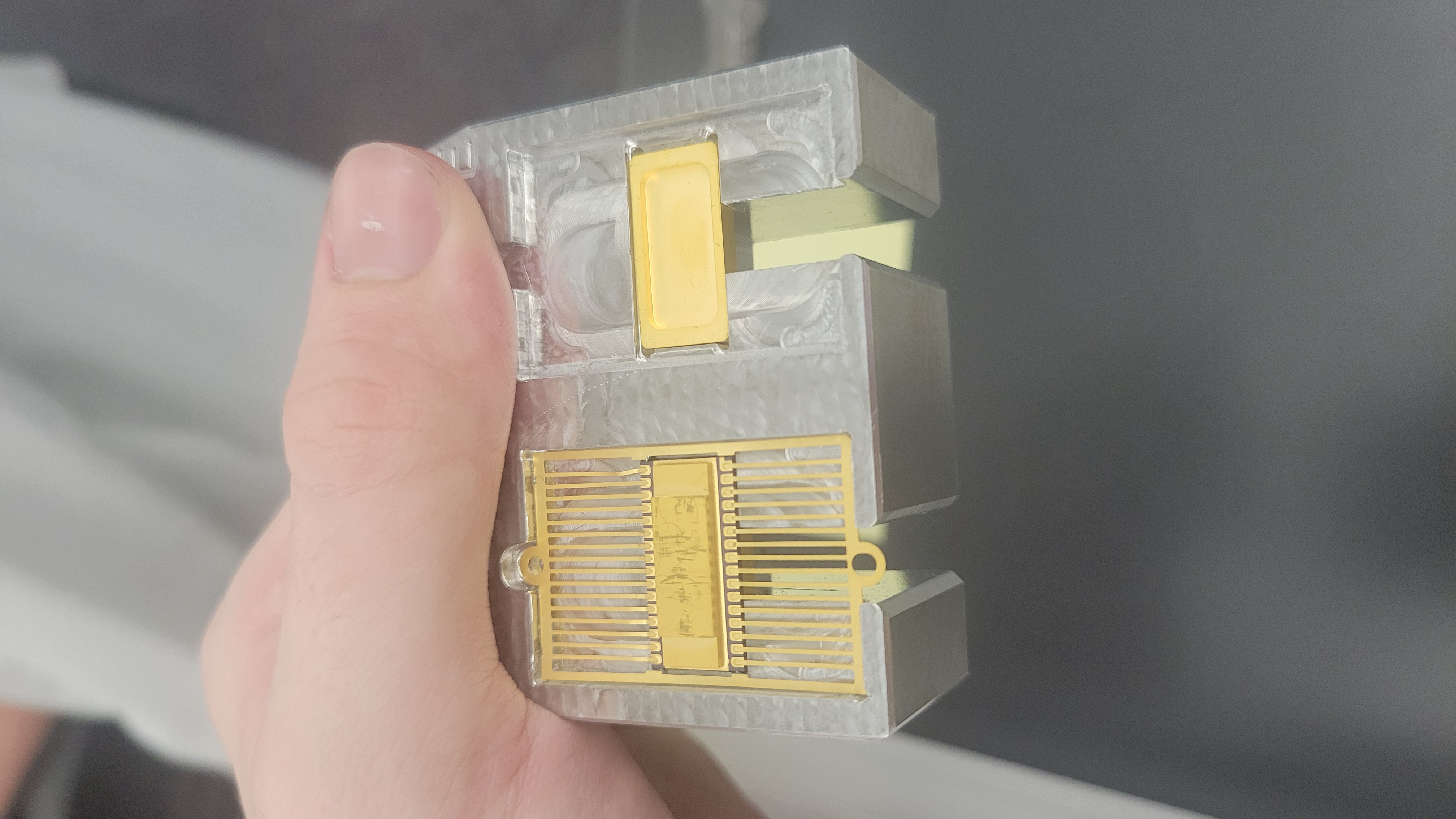 Finished machined clipping fixture